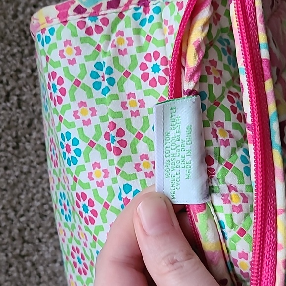 Vera Bradley Capri Melon Satchel - Picture 7 of 7